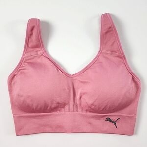 ⭐️2/ $30⭐️ Puma Convertible Straps Padded Sports Bra Dusty Rose Size Small
